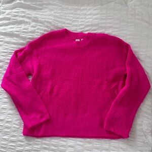 Women’s Bright Neon Pink Gap Sweater Sz Medium